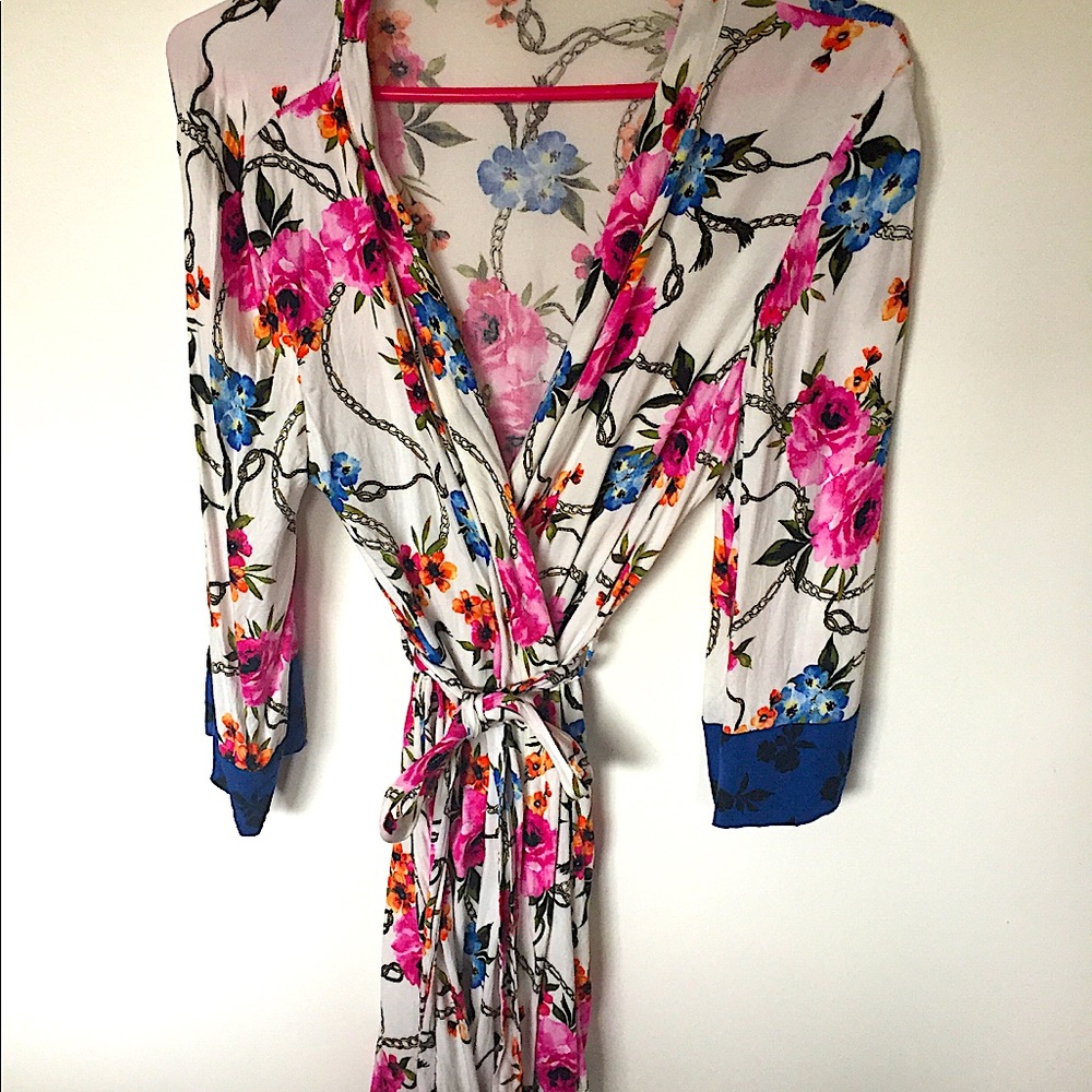 Stunning Salvage Floral Robe